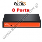  WI-TEK - WI-SG108 V2 Switch 8 θυρών 1000Mbps με VLAN 