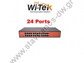  WI-TEK - WI-SG124D V2 Switch 24 θυρών 1000Mbps με VLAN 
