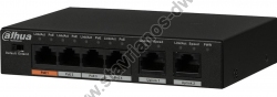  DAHUA PFS3006-4ET-60-V2 Switch  4  PoE  2  uplink (Unmanaged) 
