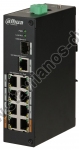  DAHUA PFS3110-8ET-96-V2 Switch  8  PoE, 1  uplink 1000Mbps  1  SFP (Unmanaged, Hardened) 