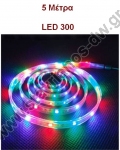   LED   IP20  300 LED   5  24W  LED SMD 3528  RGB   12 V DC LDT-3528/20RGB 