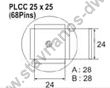     25 x 25  Ct-Brand  CT-1137B 