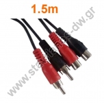   2 x RCA   2 x RCA    1.5m CR-120 