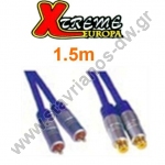   2 x RCA   2 x RCA     1.5 m CR-662/1.5M 