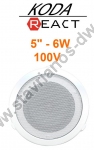    5" 6W max     100V    Koda CSP-50W 