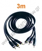   3 x RCA   3 x RCA    3m DC-3184/3M 