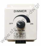  Dimmer - Controller Led απλός με τάση εισόδου 12V DC και μέγιστη ισχύ 96W (8A) DCR-102 