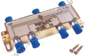  Διακλαδωτήρας μεταλλικός για επίγεια κανάλια με φίς τύπου F απο 1 είσοδο σε 6 εξόδους DK-960 