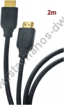  Καλώδιο HDMI αρσενικό σε HDMI αρσενικό V 1.4 σε μήκος 2 m HM-8003 