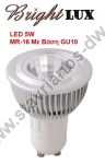  LED   MR-16   GU10   5W   220V AC  Bright Lux LED-01C5 