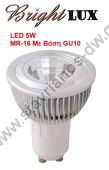  LED   MR-16   GU10   5W   220V AC  Bright Lux LED-01C5 