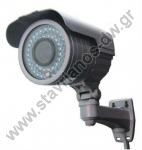  Κάμερα νυκτός Υπερύθρων Εγχρωμη ccd  1/3" varifocal 3.5 - 8 mm sony lux 0 48 led 600 tv lines με λειτουργία ανίχνευσης κίνησης MDC-669 