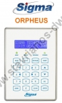  ORPHEUS KP/W Πληκτρολόγιο αφής με φωτιζόμενα πλήκτρα και LCD οθόνη για τους πίνακες συναγερμού S-PRO SIGMA σε χρώμα λευκό 