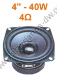  Woofer 4"   40W max   4 SW-410/4 