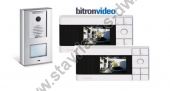  Bitron AV4179/VT2 Σέτ Θυροτηλεόρασης  εγχρωμη με 2 TFT LCD μόνιτορ 4" χωρίς τηλέφωνο και 1 κάμερα για μονοκατοικία της Bitron 