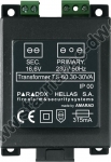  Μετασχηματιστής τροφοδοσίας 16.6V 30W για τους συναγερμούς SP της PARADOX GRMT30W 