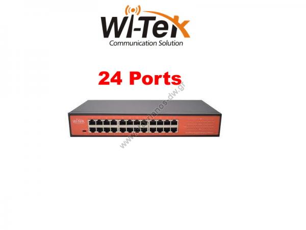  WI-TEK - WI-SG124D V2 Switch 24  1000Mbps  VLAN 