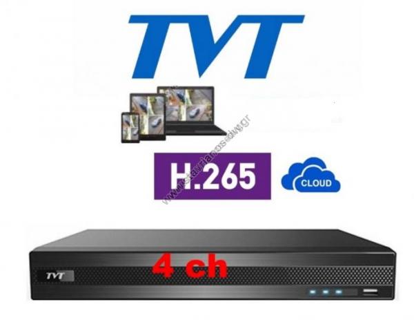  TVT TD-2004NS-HL-L H.265/H.264 5-  4  (, IP, TVI,CVI  AHD)  1     