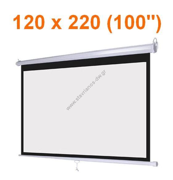  -    projectors 120 x 220 cm (100") 16:9  gain 1.1 MNS-100/16:9 