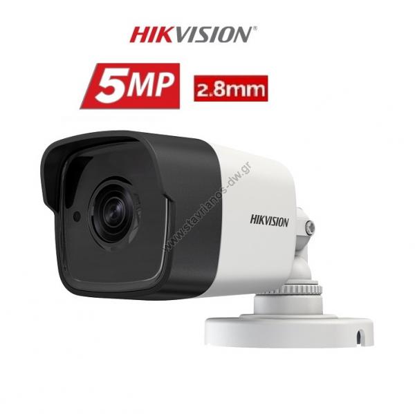  HIKVISION DS-2CE16H0T-ITF(C)  Mini Bullet 5MP   2.8mm 