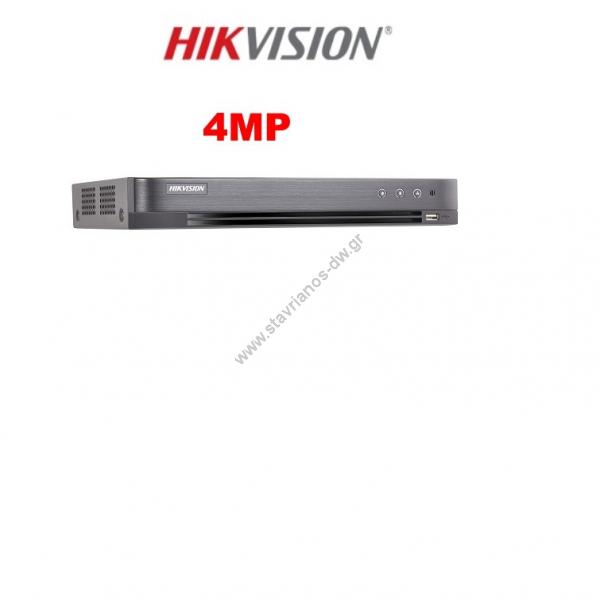  HIKVISION iDS-7208HQHI-M1/S/(C)  DVR AcuSence 8  4MP  Video Content Analytics   1    alarm in/out 
