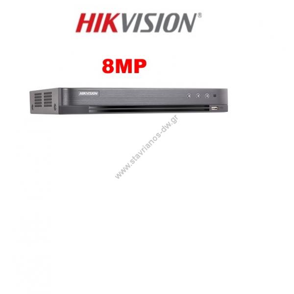  HIKVISION iDS-7208HUHI-M1/S/A  DVR AcuSense 8  8MP  Video Content Analytics   1    alarm in/out 