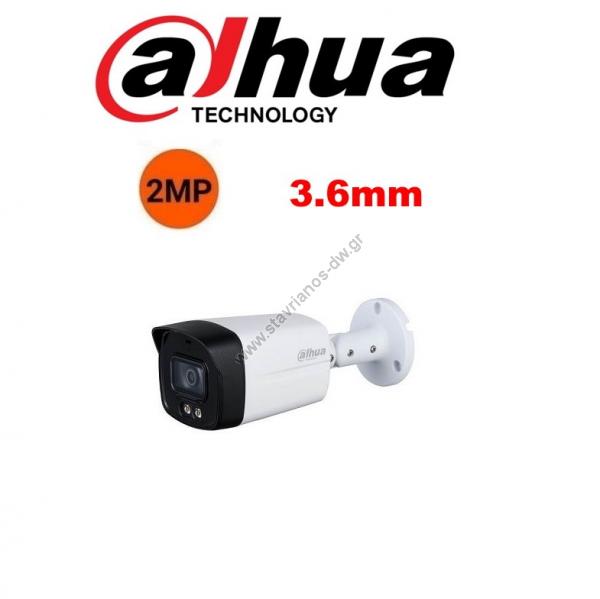  DAHUA HAC-HFW1239TLM-A-LED-0360B-S2 Bullet  Starlight   2MP   3.6m  . 