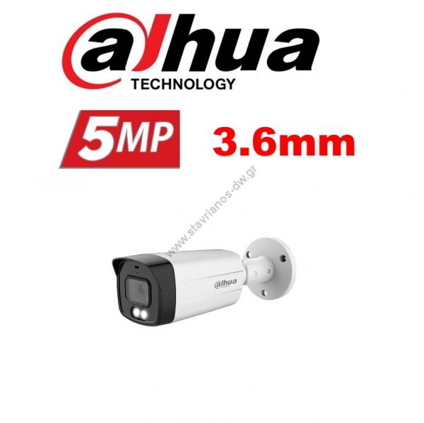 DAHUA HAC-HFW1509TM-A-LED-0360B-S2 Bullet  Full Color Starlight   5MP   3.6mm 