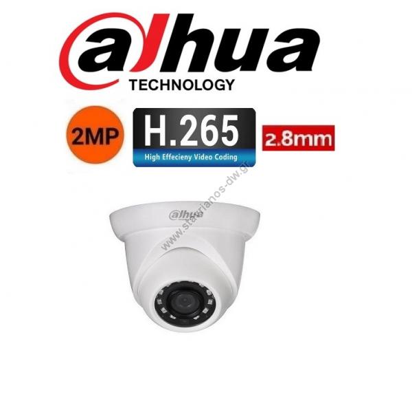  DAHUA IPC-HDW1230S-0280B-S5 IP Dome  2MP   2.8mm 