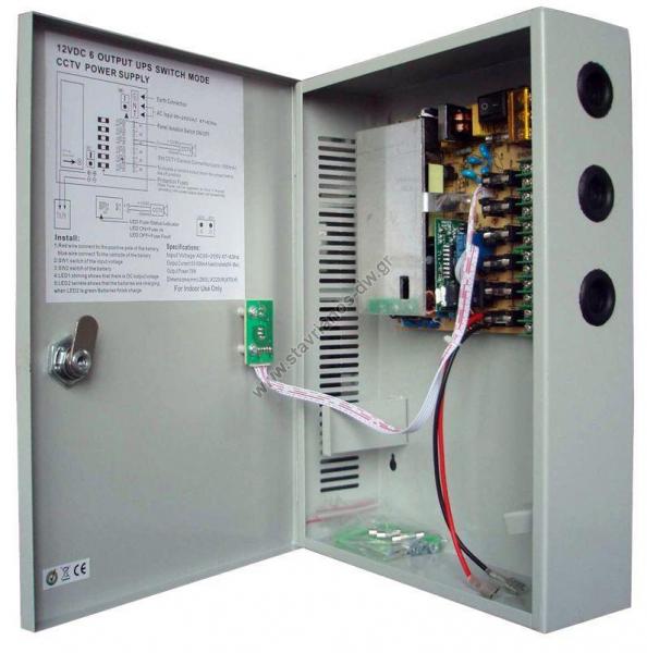      12V DC 6A  6   1 PSU-1366 
