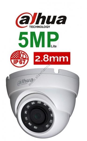  DAHUA HAC-HDW1500TLMQ-A-0280B-S2 Dome     2.8mm   5MP 