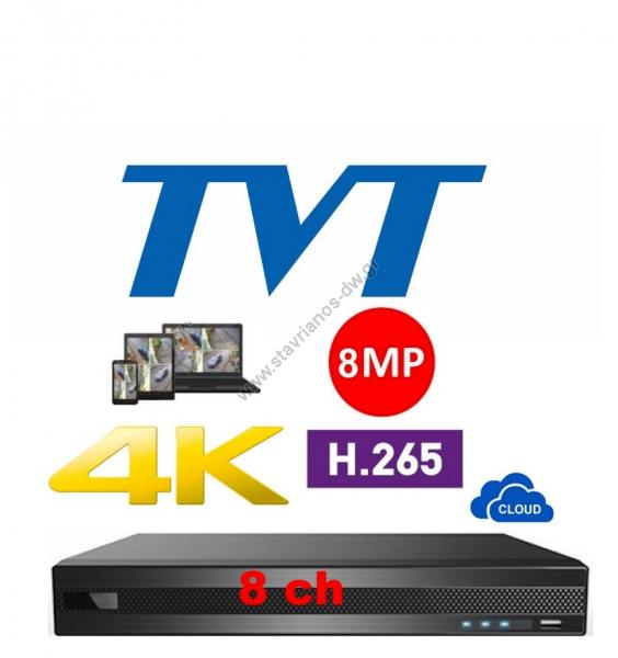  TVT TD-2708NE-HP 4K 4K H.265  5- 4K  8  8   8   