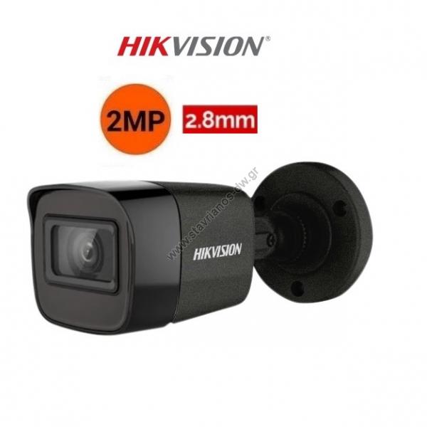  HIKVISION DS-2CE16D3T-ITF Black  Mini Bullet 2MP   2.8mm 