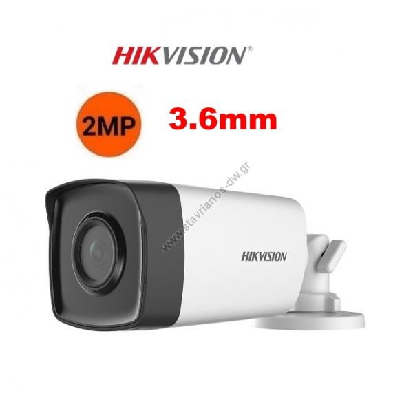  HIKVISION DS-2CE17D0T-IT3F(C)  Bullet 2MP   3.6mm  IR40m 