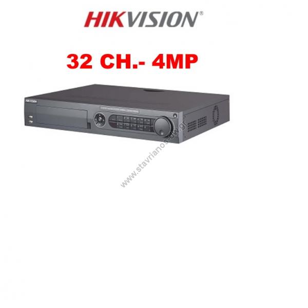  HIKVISION DS-7332HQHI-K4  DVR 32  4MP  Video Content Analytics    4   
