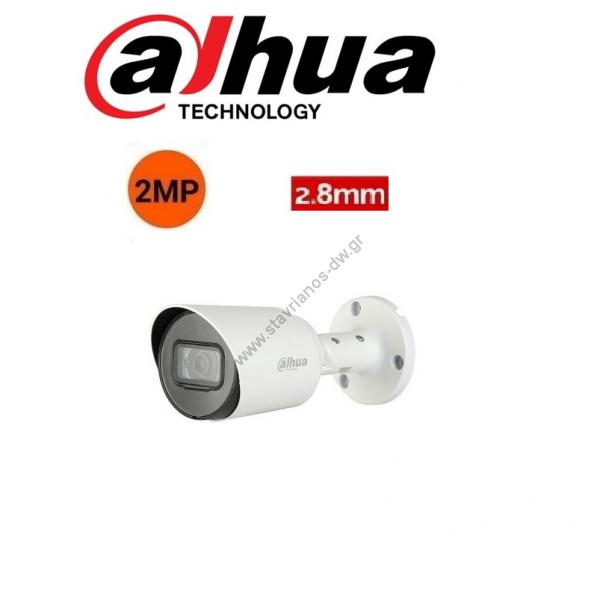  DAHUA HAC-HFW1200T-A-0280B-S6 Bullet    2MP   2.8mm   