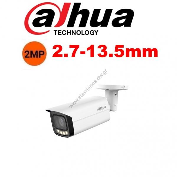  DAHUA HAC-HFW1239TU-Z-A-LED-27135-S2  Starlight Bullet   2MP   2.7-13.5mm Motorized   