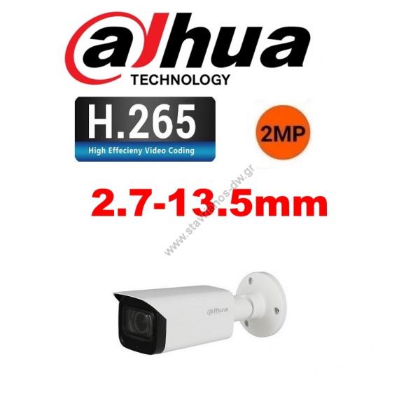  DAHUA IPC-HFW3241T-ZAS-27135   IP bullet 2MP  IP H265   2.7-13.5mm 