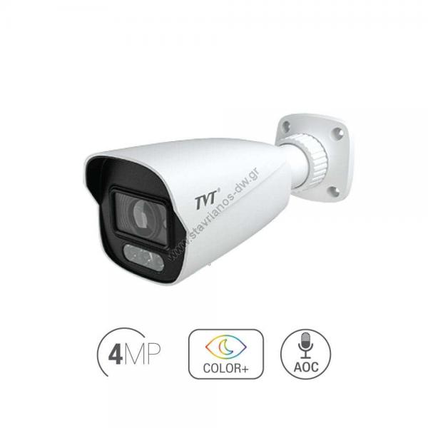  TVT TD-9442C2  Bullet Full color 4.0MP   (Weather proof - IP67)   2,8mm   