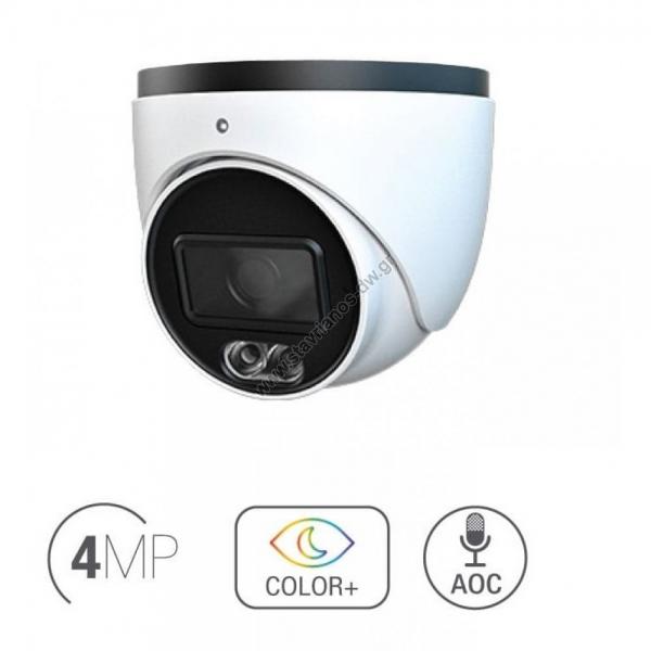  TVT TD-9544C2  Dome Full color 4.0MP   (Weather proof - IP67)   2.8mm 