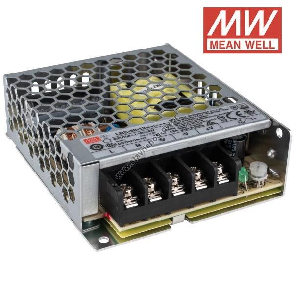  Mean Well     12V DC (  14V DC)   4.2A max LRS-50-12 