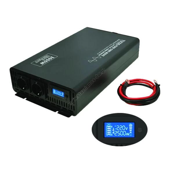  Inverter      12V DC   220V AC   3000VA max YK-3000L-12 