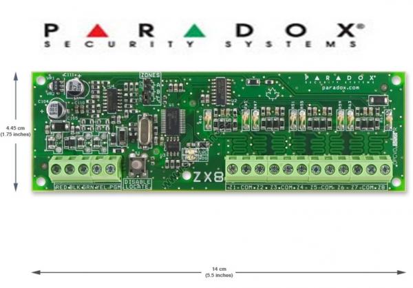  PARADOX SP-ZX8   8   1 PGM     Spectra & Spectra SP  Paradox 