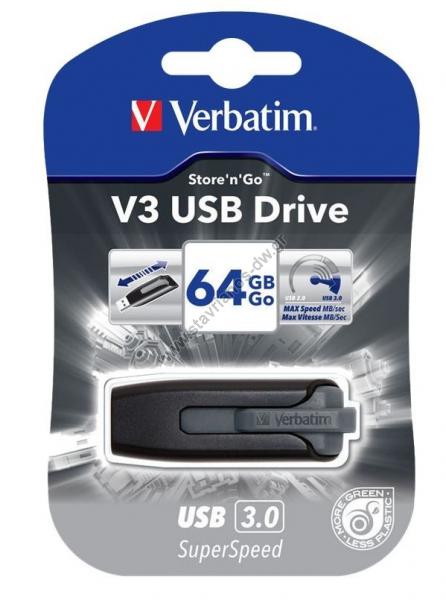  VERBATIM USB STICK FLASH DRIVE 64GB USB 3.0 USB-64GB 