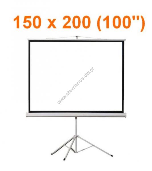       projectors 150 x 200 cm (100") 4:3  gain 1.1 TPS-100/4:3 