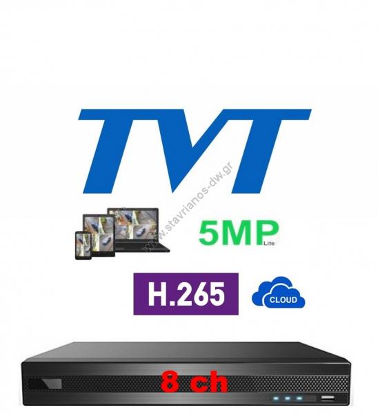  TVT TD-2108NS-HC H.265  5-  5MP Lite 8  ( IP TVI CVI  AHD)  1  