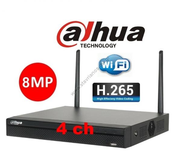  DAHUA NVR2104HS-W-4KS2 WiFi NVR 4  .265   8MP 