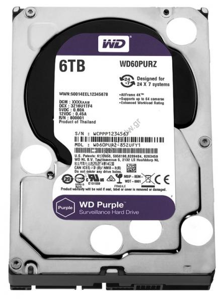  WD PURPLE 6TB   HDD  6 