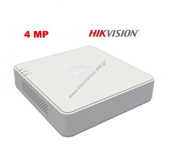  HIKVISION DS-7104HQHI-K1(S)(C)  Mini DVR 4  4MP    1   