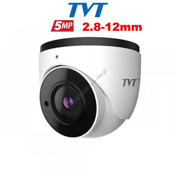  TVT TD-7555AE2  Dome Motorized zoom 5.0MP,   2.8-12mm  4  1 